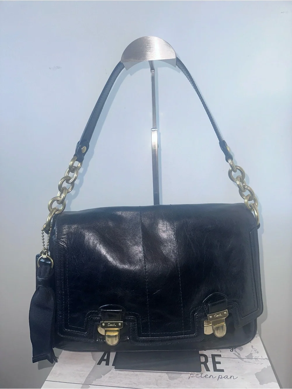 Coach Poppy Pushlock Crossbody Bag!